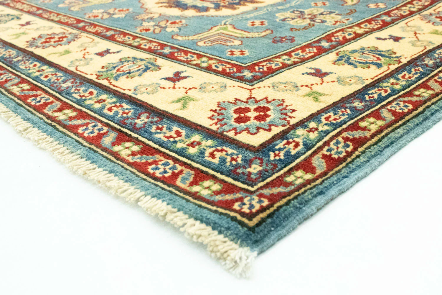 Ziegler Teppich - Kazak 183 x 117 cm - seeblau - Image 3