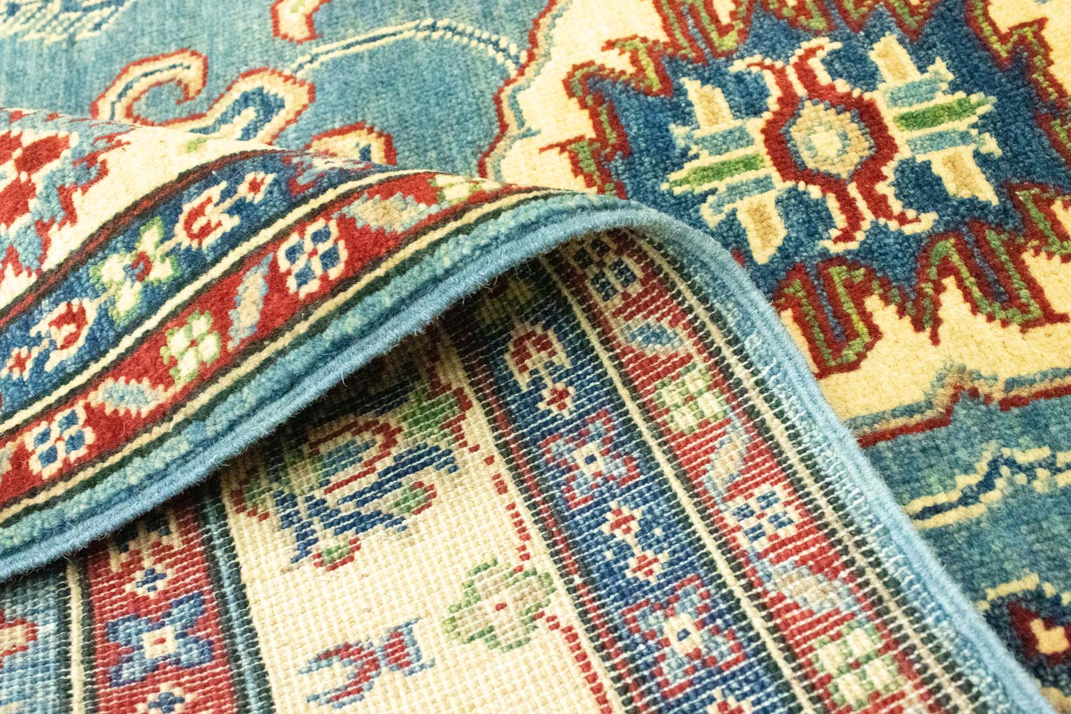Ziegler Teppich - Kazak 183 x 117 cm - seeblau - Image 4