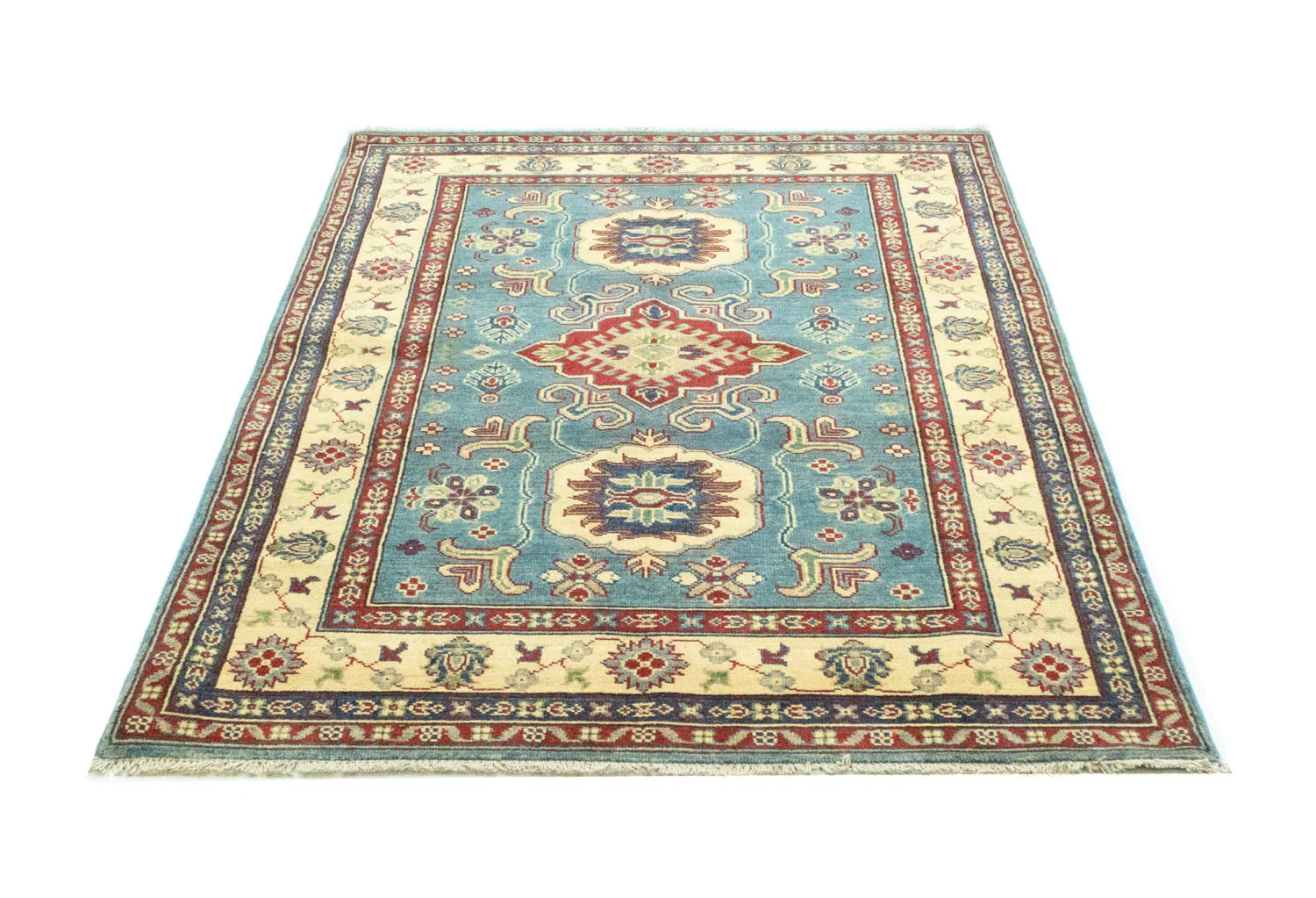 Ziegler Teppich - Kazak 183 x 117 cm - seeblau - Image 5