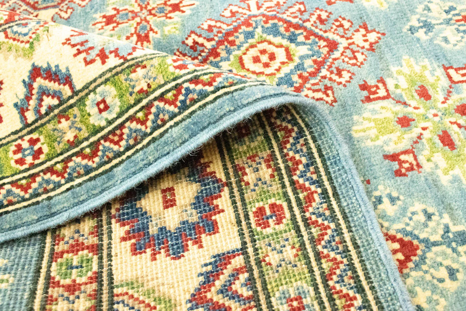 Ziegler Teppich - Kazak 183 x 118 cm - hellblau - Image 4
