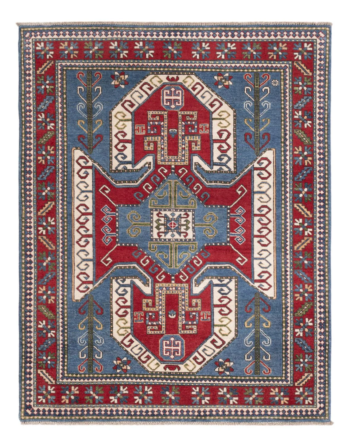 Kazak Teppich 198x153cm - Orientteppich