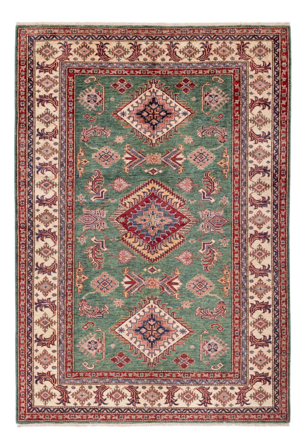 Ziegler Teppich - Kazak - 238 x 169 cm - grün