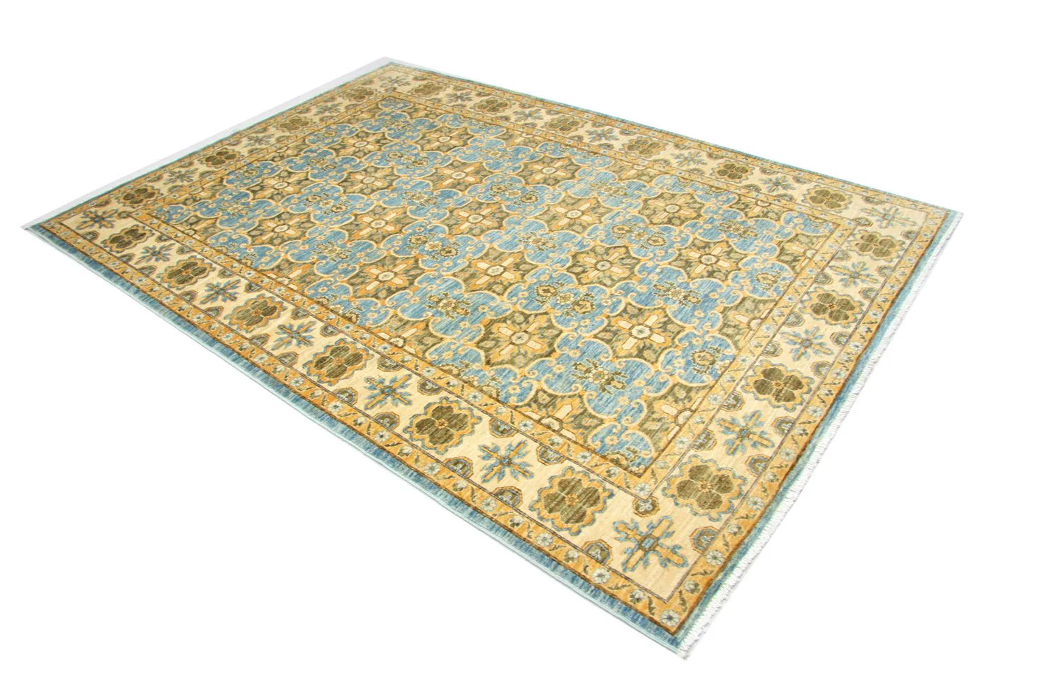 Ziegler Teppich - Kazak 255 x 183 cm - blau - Image 3