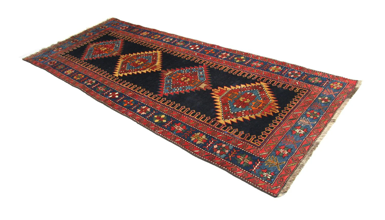 Ziegler Teppich - Kazak 268 x 110 cm - blau - Image 3
