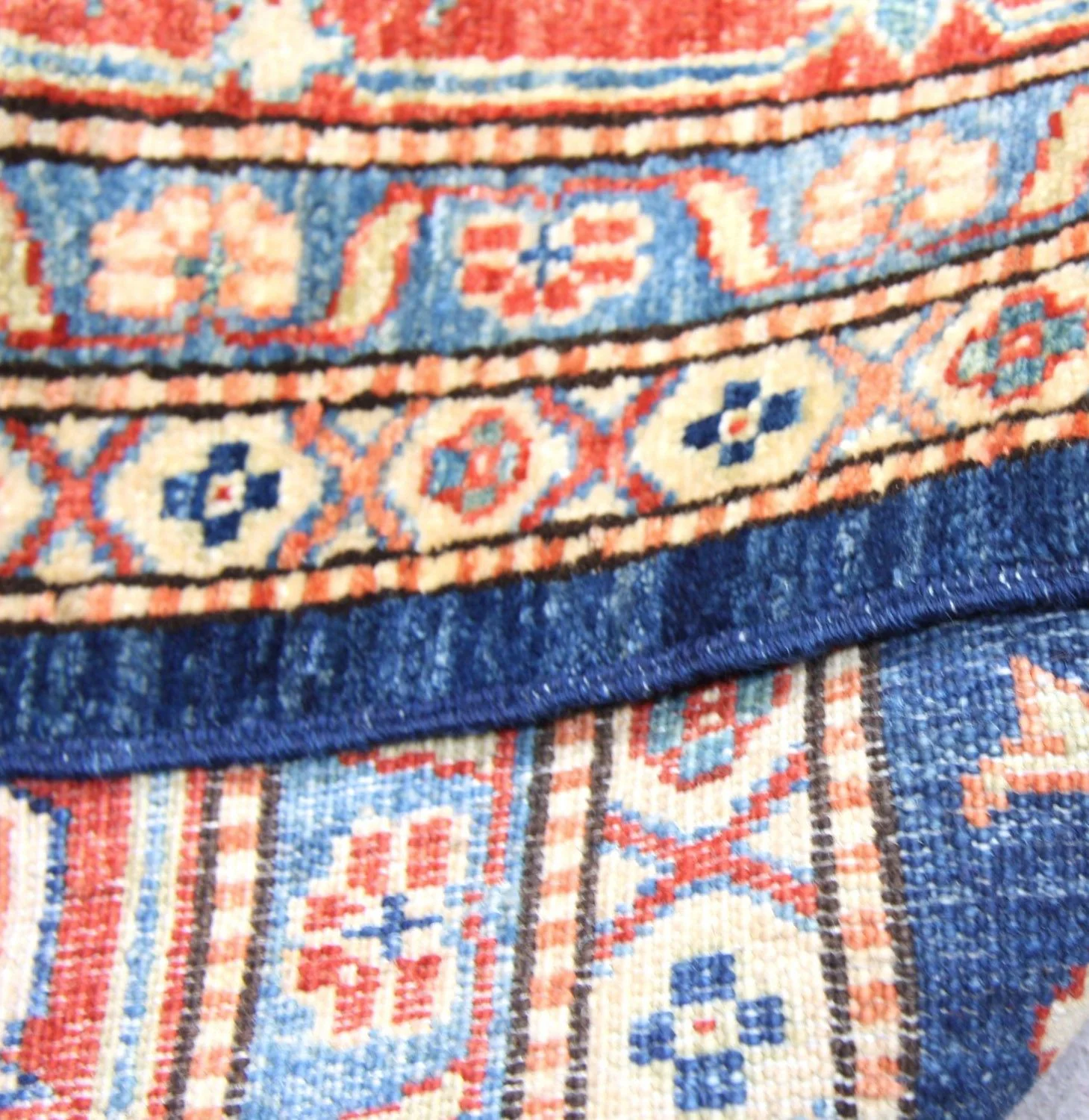 Ziegler Teppich - Kazak 303 x 246 cm - blau - Image 4