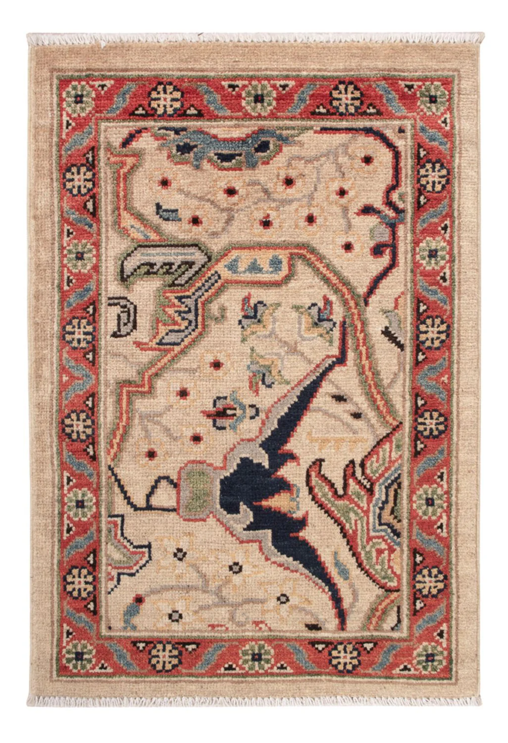 Kazak Teppich 89x60cm - Orientteppich