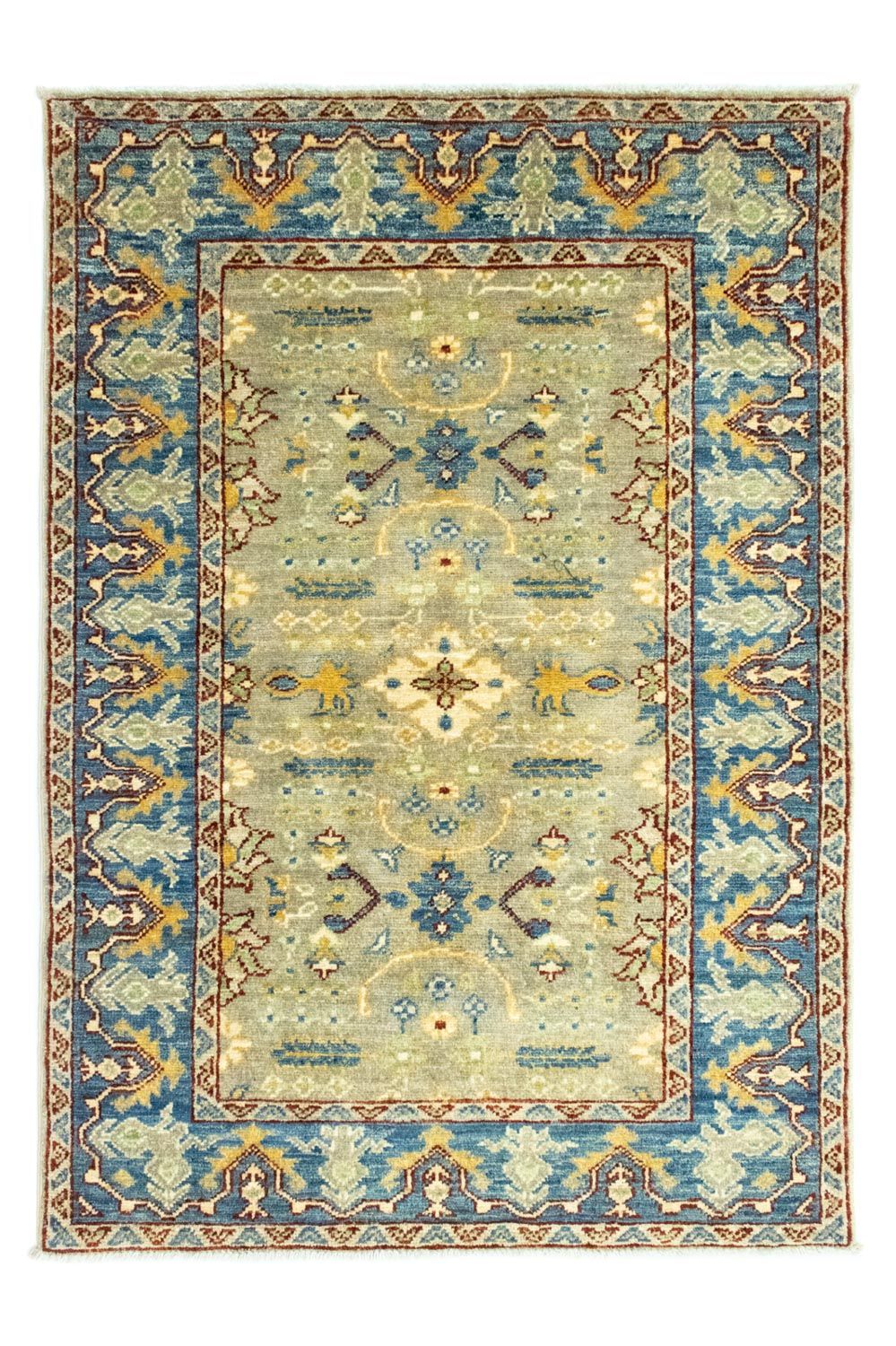 Ziegler Teppich - Modern 115 x 80 cm - hellgrün