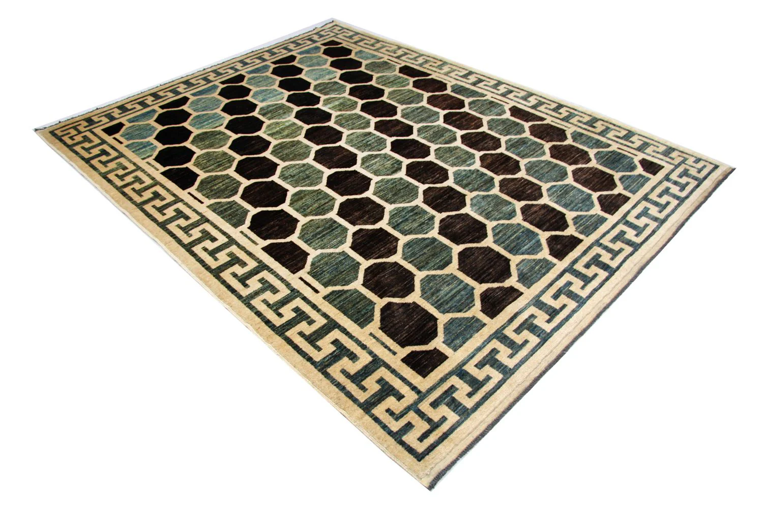 Ziegler Teppich - Modern 261 x 207 cm - blau - Image 3
