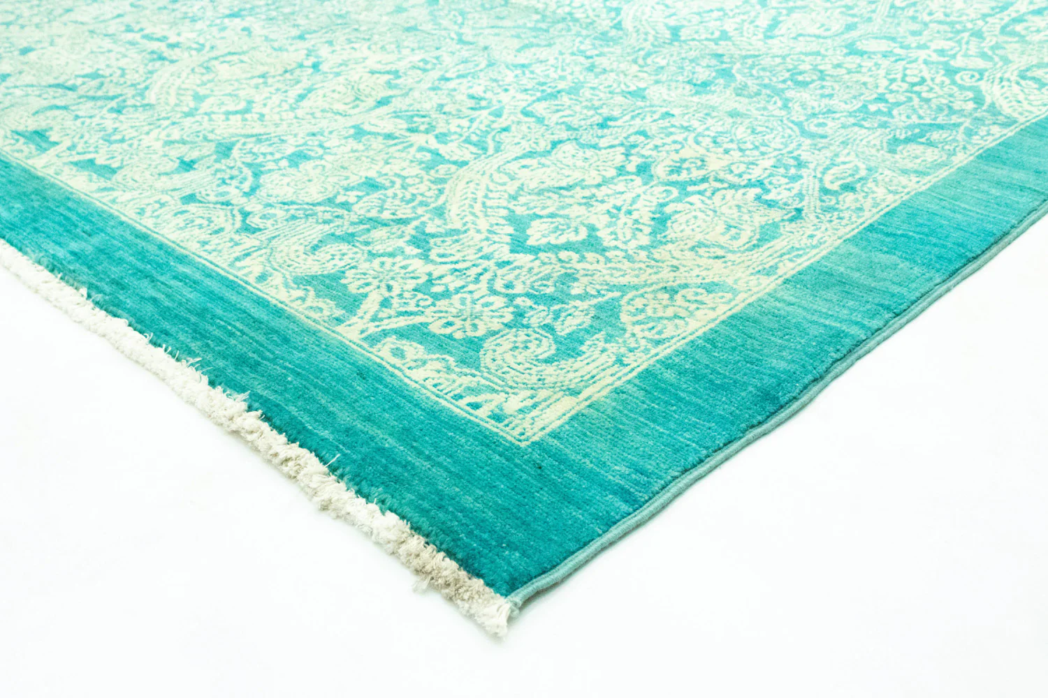 Ziegler Teppich - Modern 288 x 208 cm - seeblau - Image 2