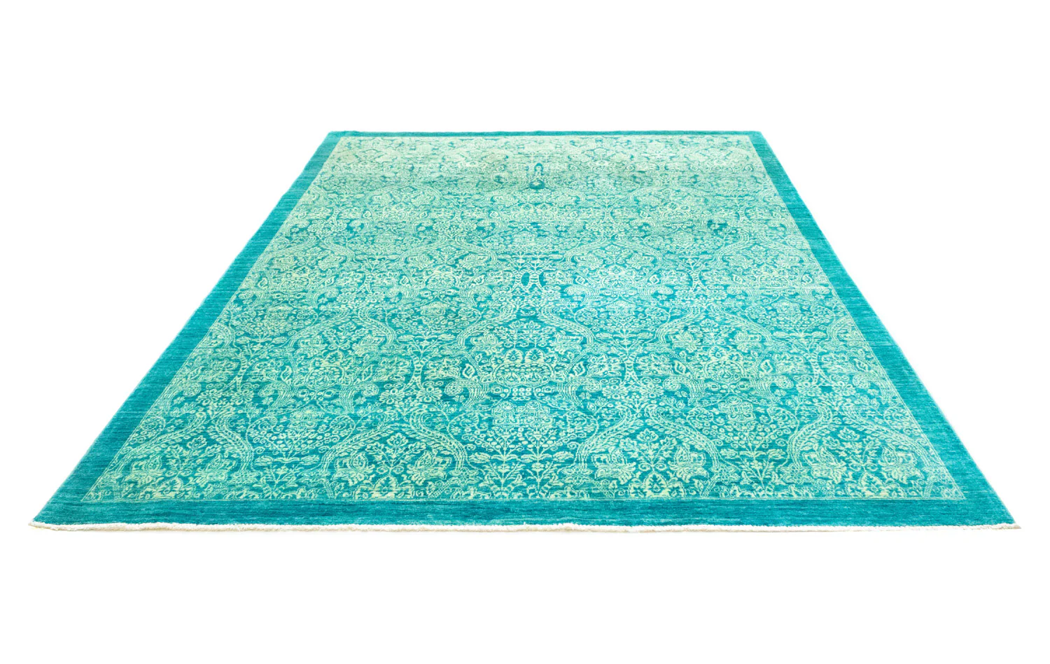 Ziegler Teppich - Modern 288 x 208 cm - seeblau - Image 5