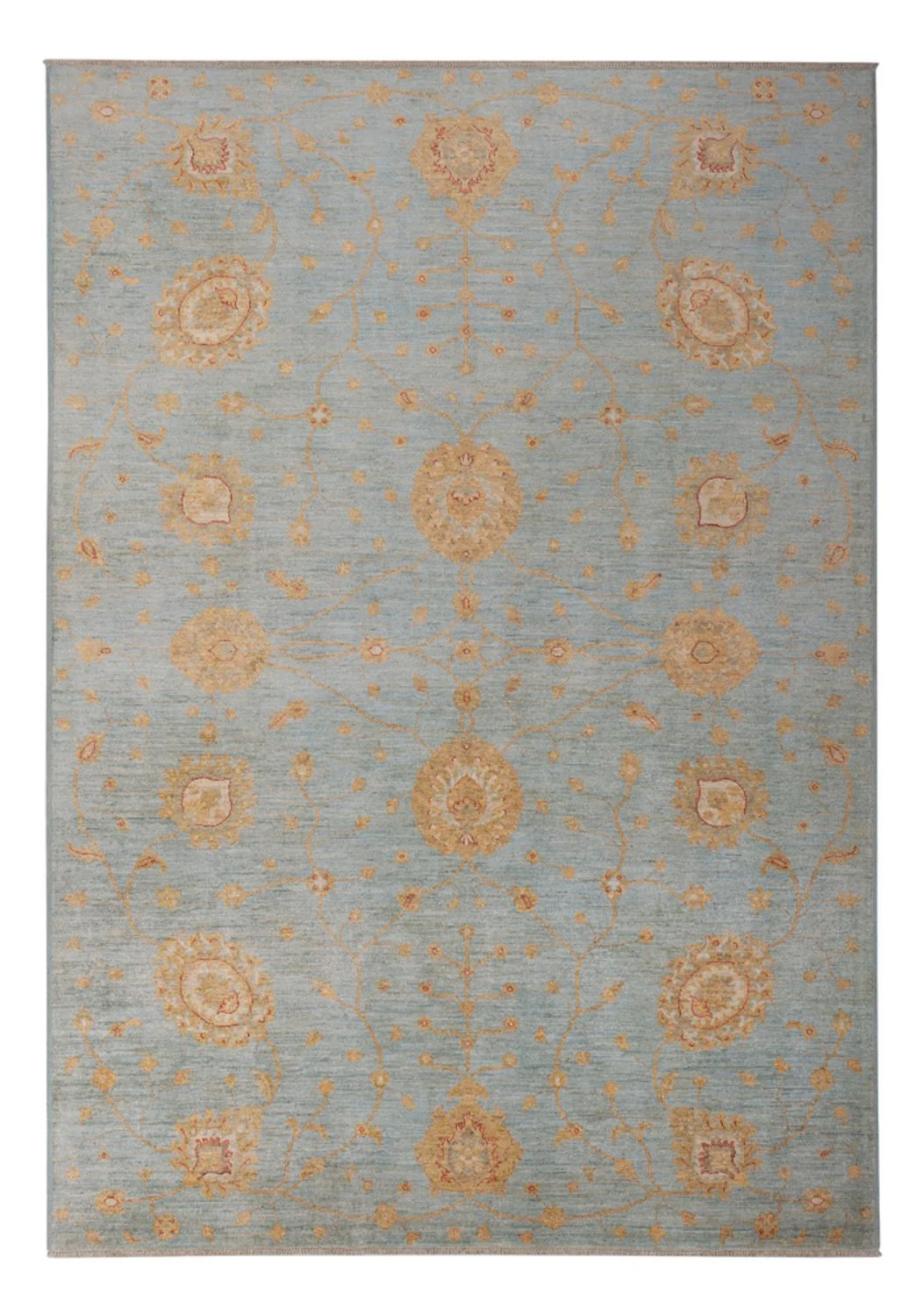 Ziegler Teppich - Modern - 298 x 208 cm - dunkelgrau