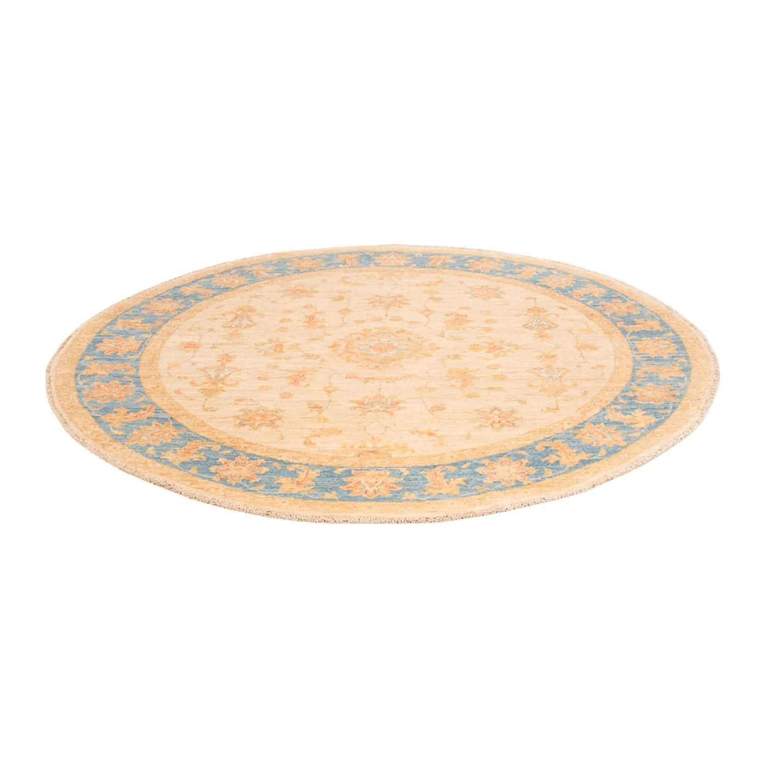 Ziegler Teppich rund - 152 x 146 cm - beige - Image 4
