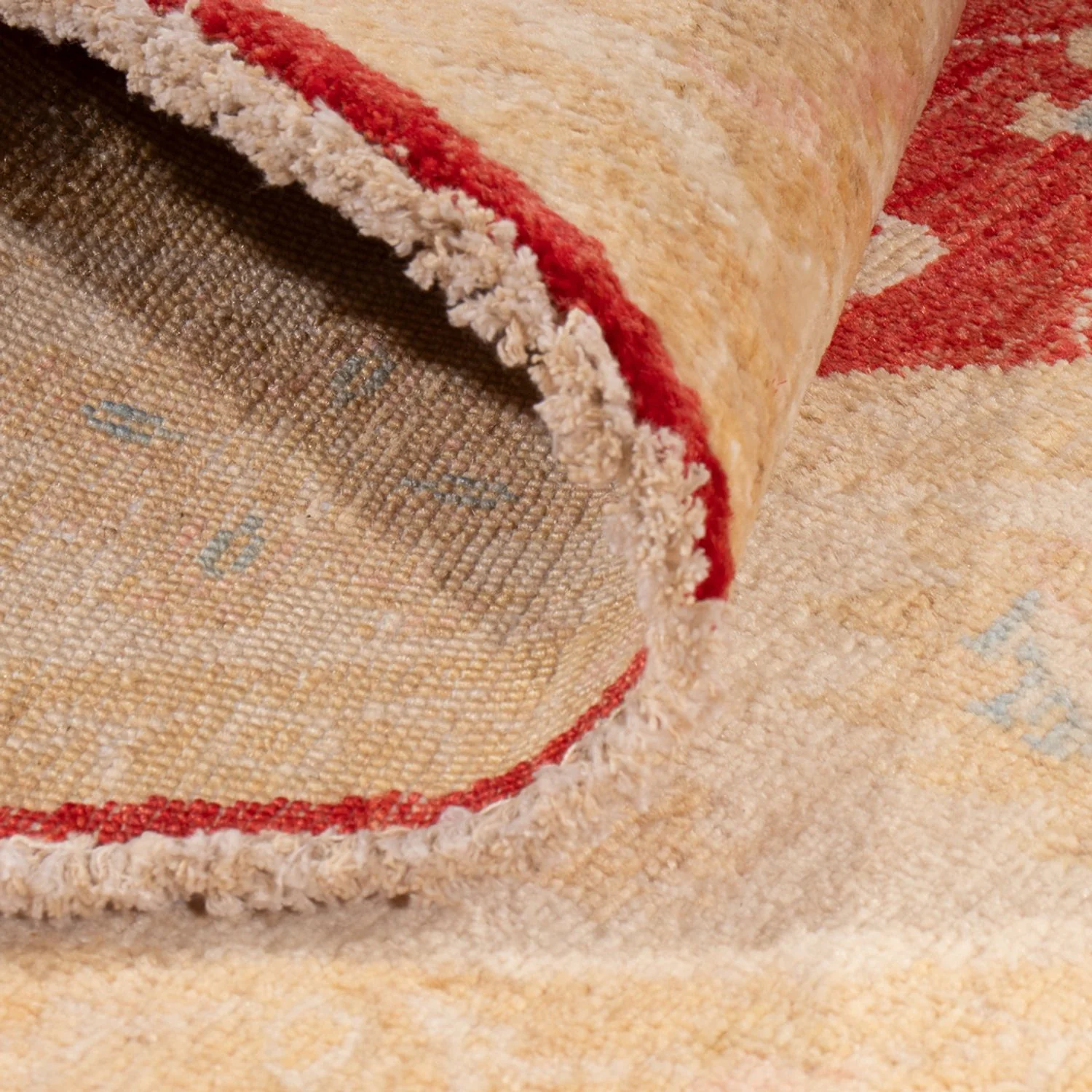 Ziegler Teppich rund  - 153 x 150 cm - rot - Image 3