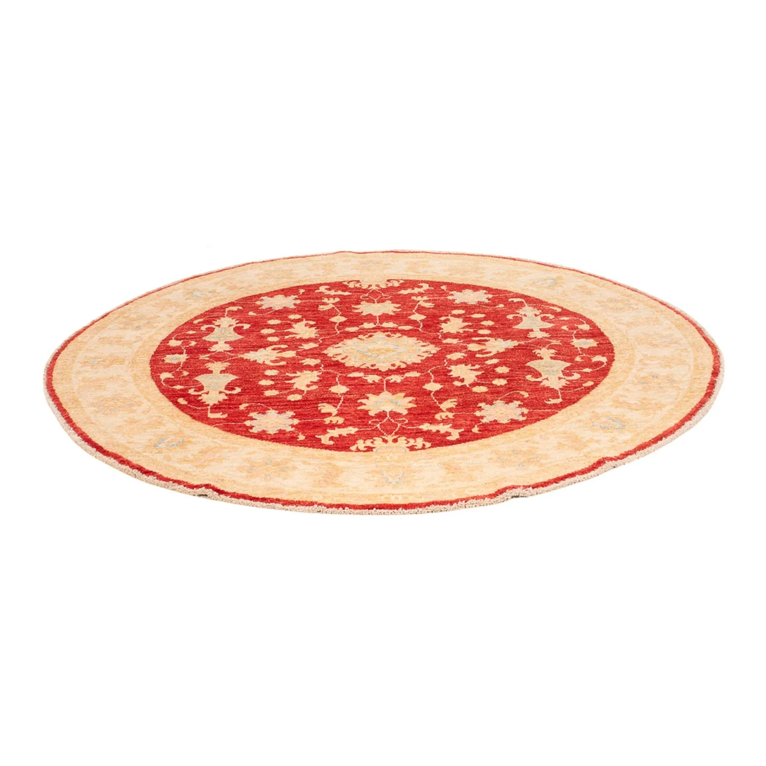 Ziegler Teppich rund  - 153 x 150 cm - rot - Image 4
