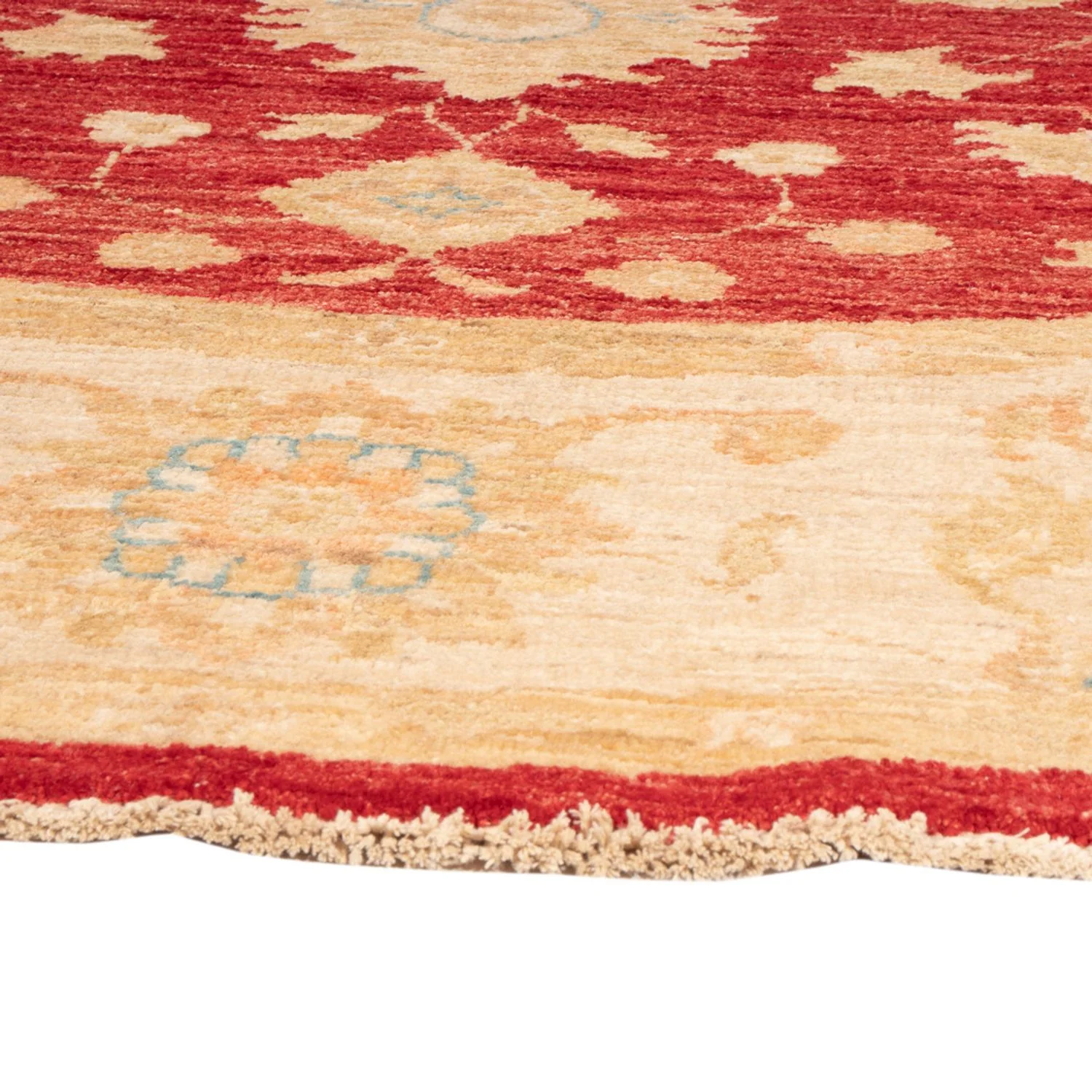 Ziegler Teppich rund  - 201 x 200 cm - rot - Image 2