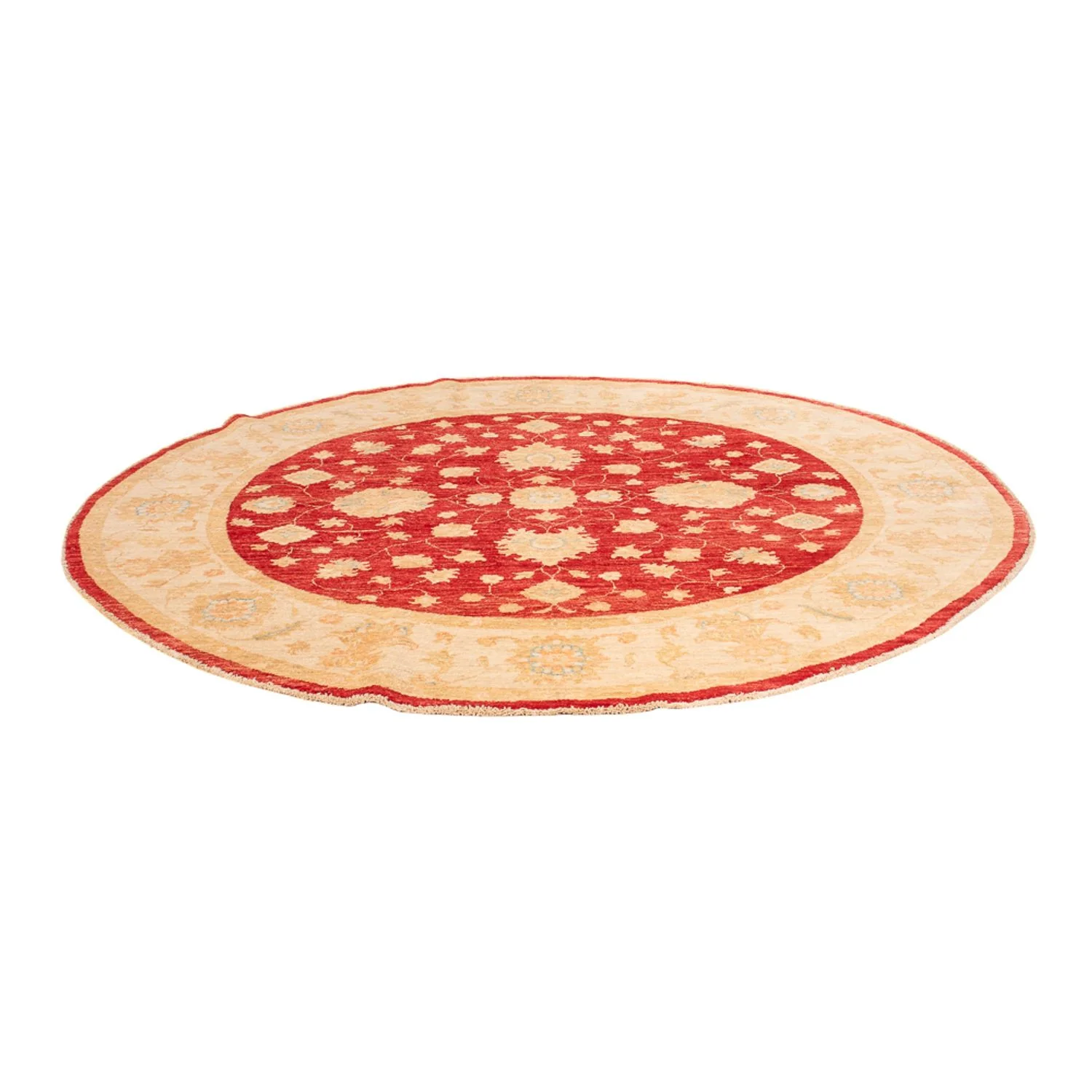 Ziegler Teppich rund  - 201 x 200 cm - rot - Image 4