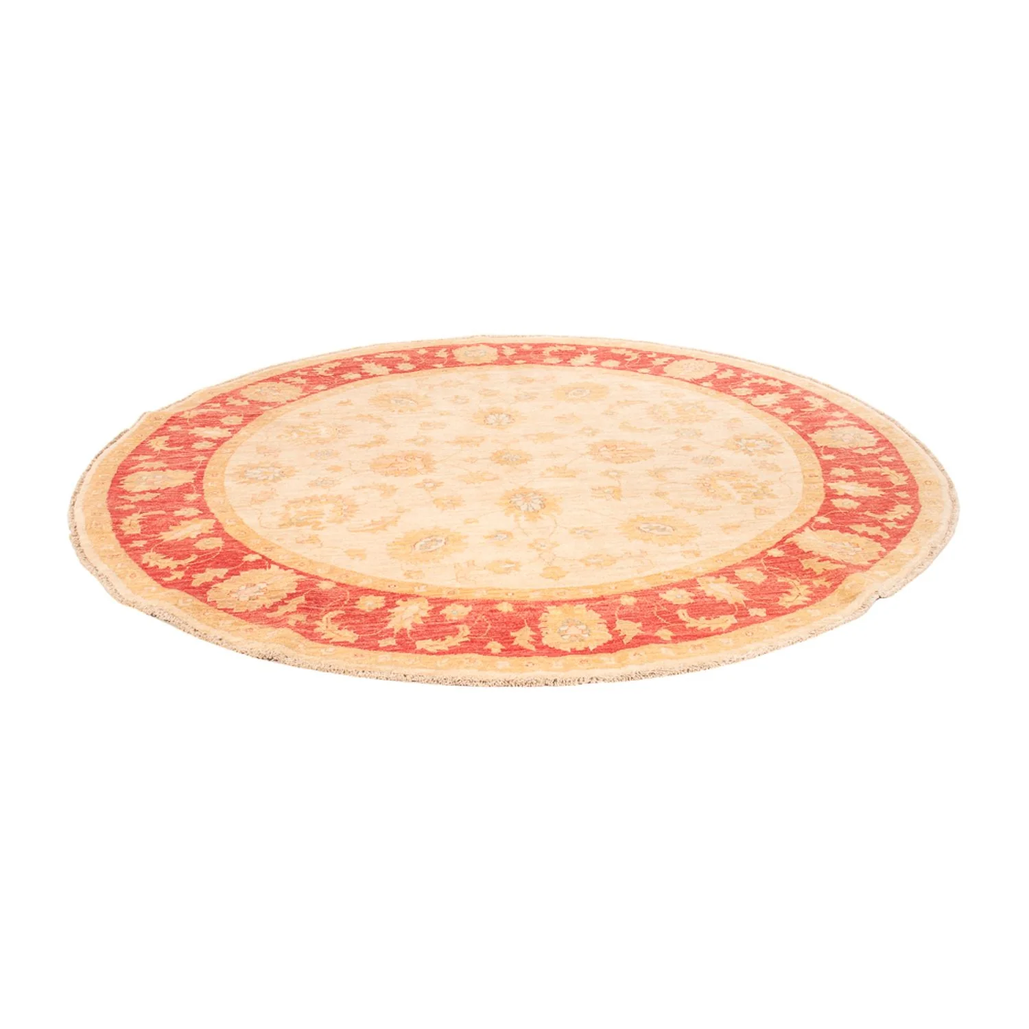 Ziegler Teppich rund - 203 x 198 cm - beige - Image 4