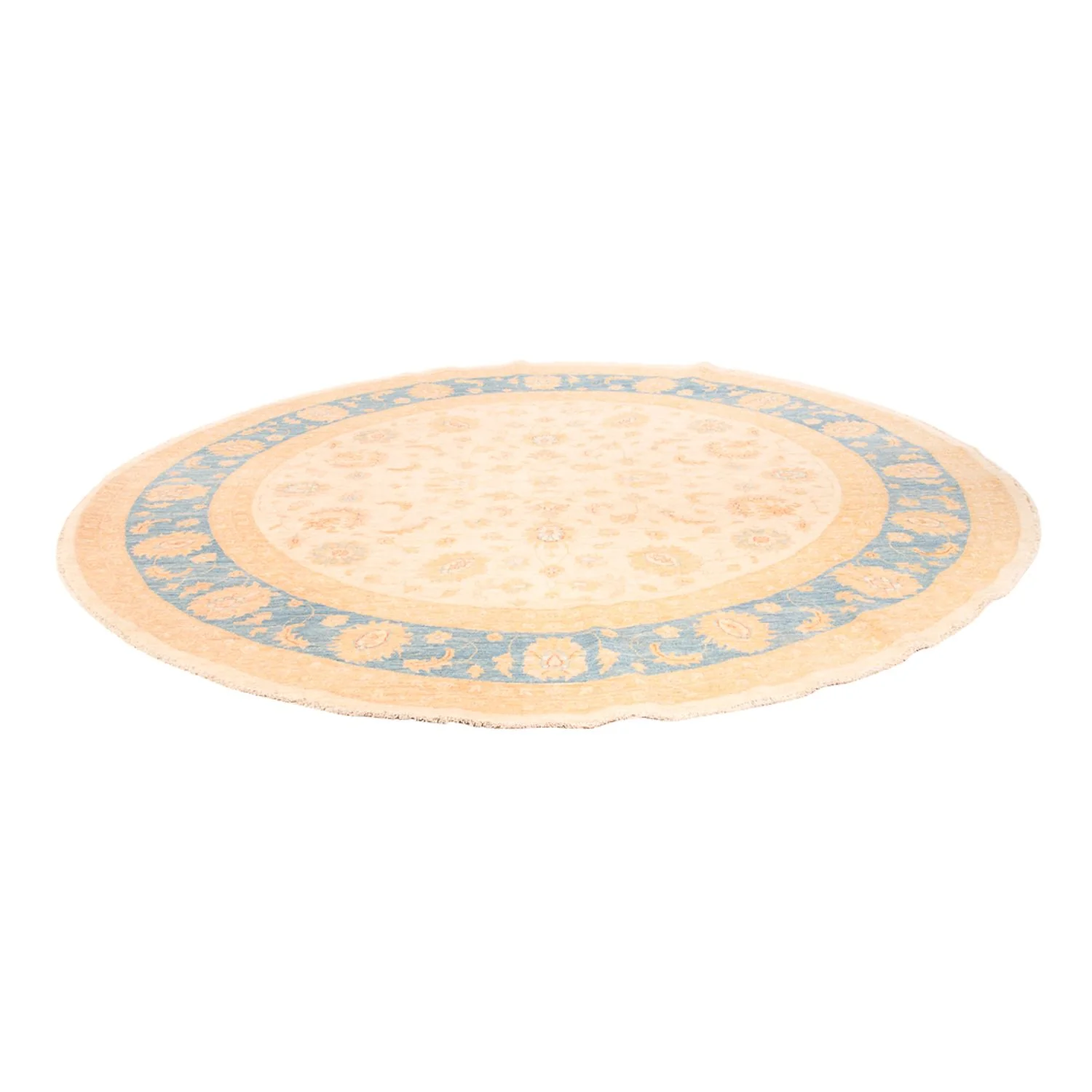 Ziegler Teppich rund - 246 x 245 cm - beige - Image 4