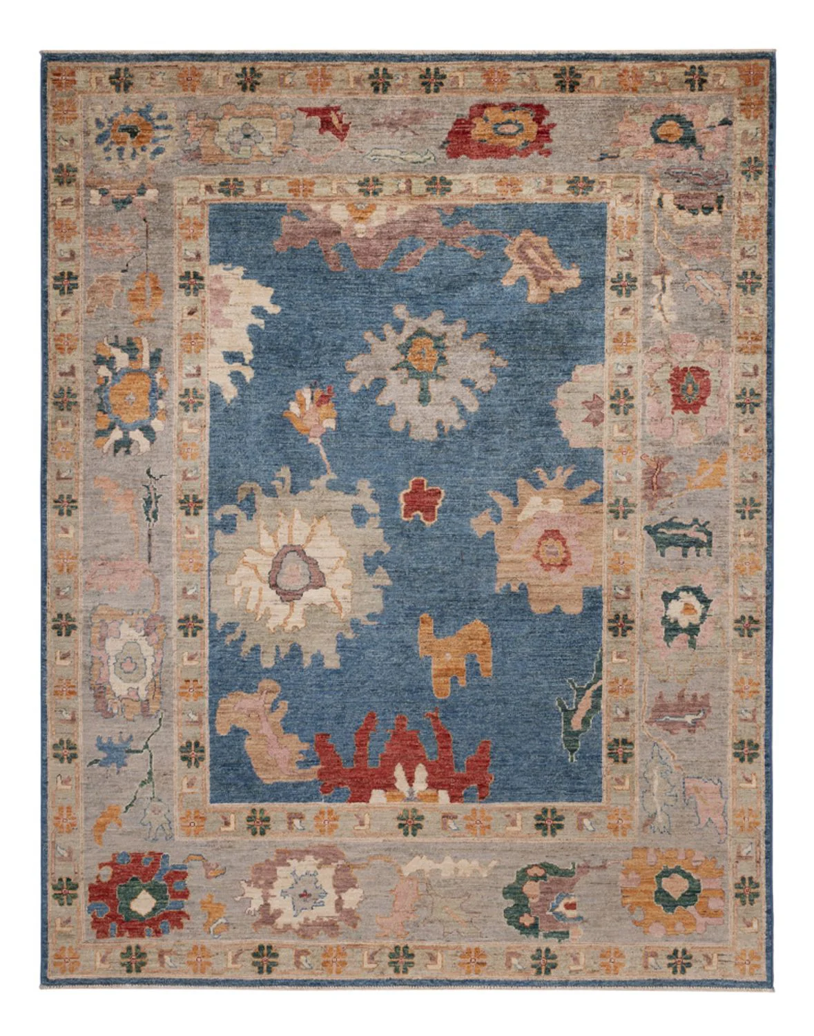 Ziegler Teppich - Usak - 260 x 204 cm - blau