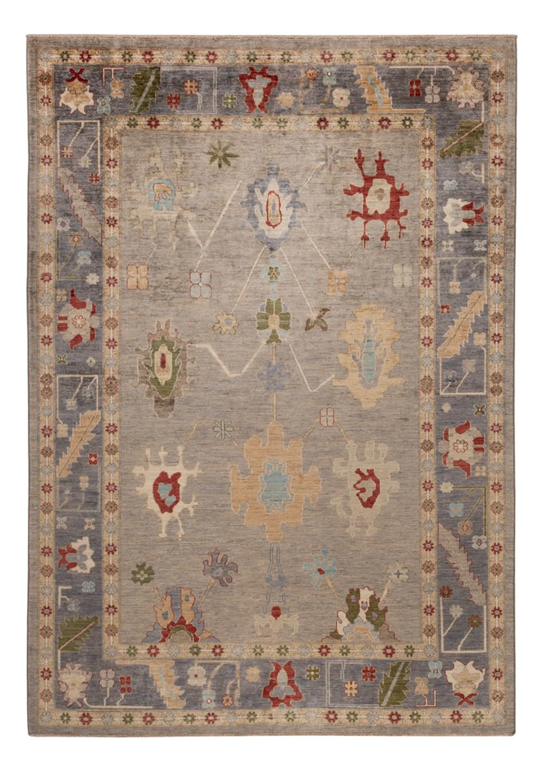 Ziegler Teppich - Usak - 287 x 203 cm - hellbeige