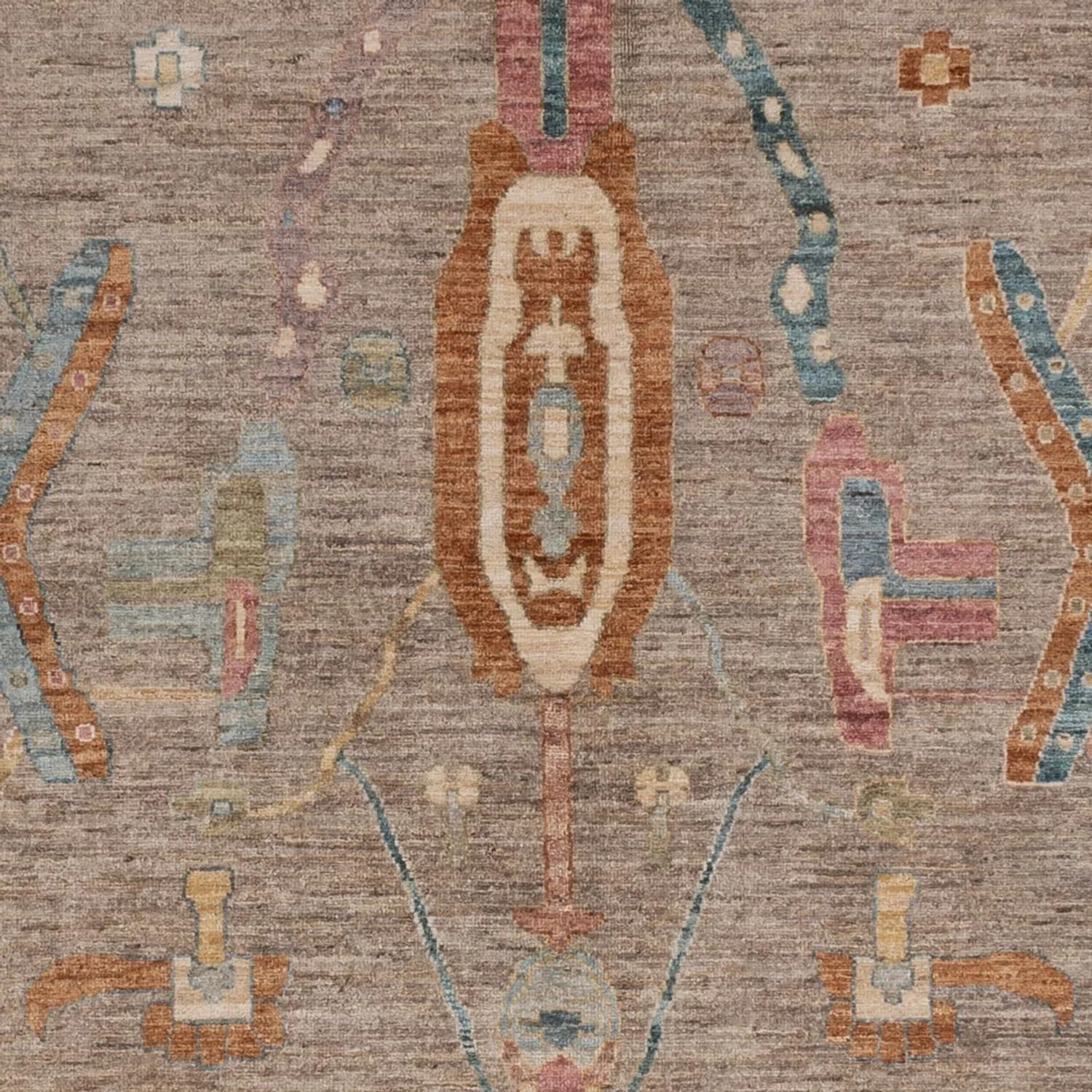 Ziegler Teppich - Usak - 301 x 204 cm - dunkelbeige - Image 2