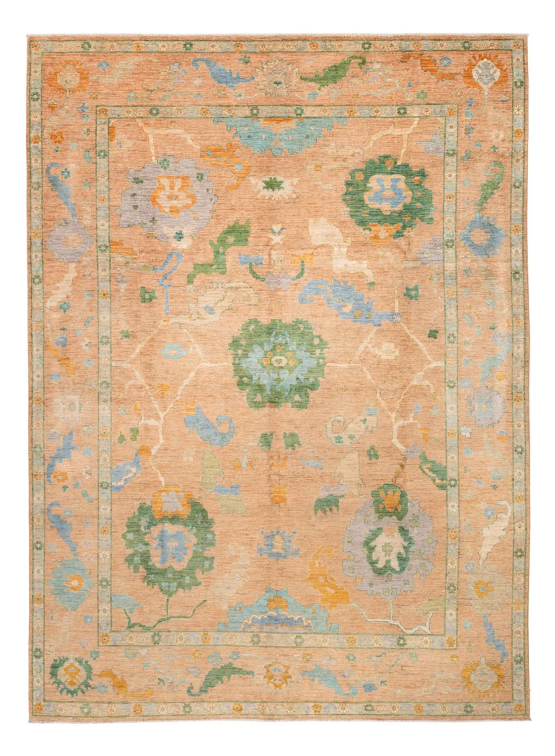 Ziegler Teppich - Usak - 402 x 297 cm - orange
